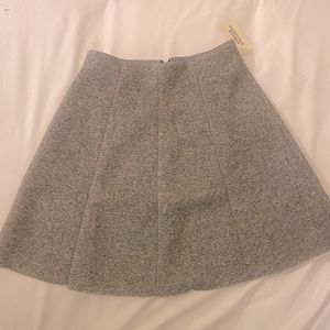 Brand new heather gray skater skirt Brigette Bardot style